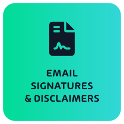 Microsoft 365 Protection - Email Signatures & Disclaimers Icon