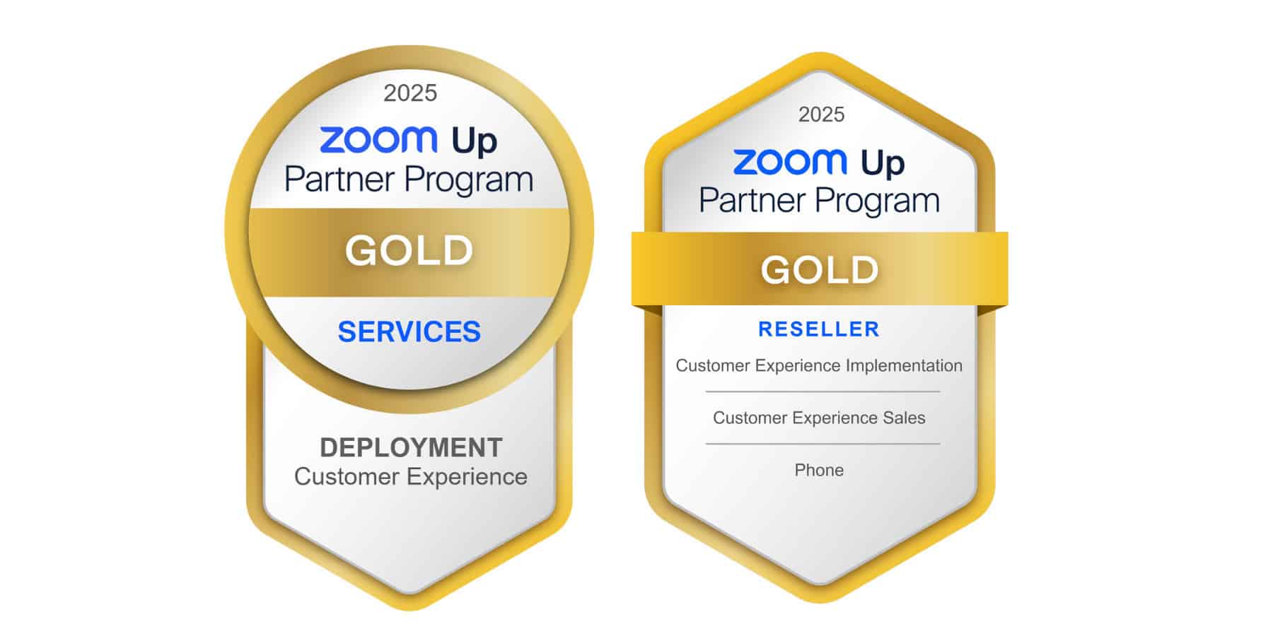 Zoom Gold Partner Badges